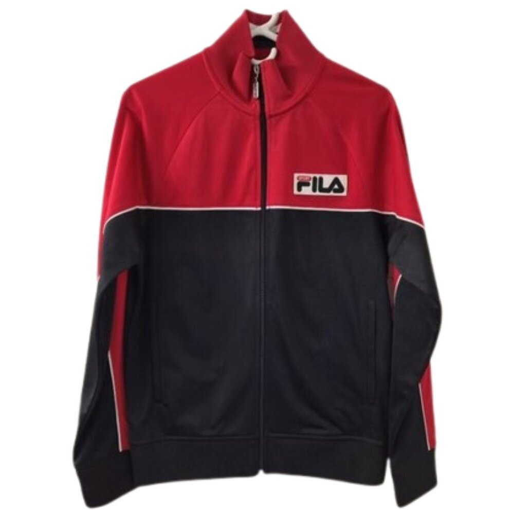 NEW - Fila Italia Sports Soccer Track Jacket Full-Zip Front - Men's Small